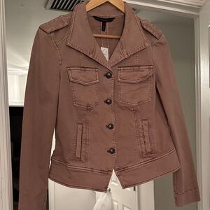 White House Black Market Womans lt brown Jacket